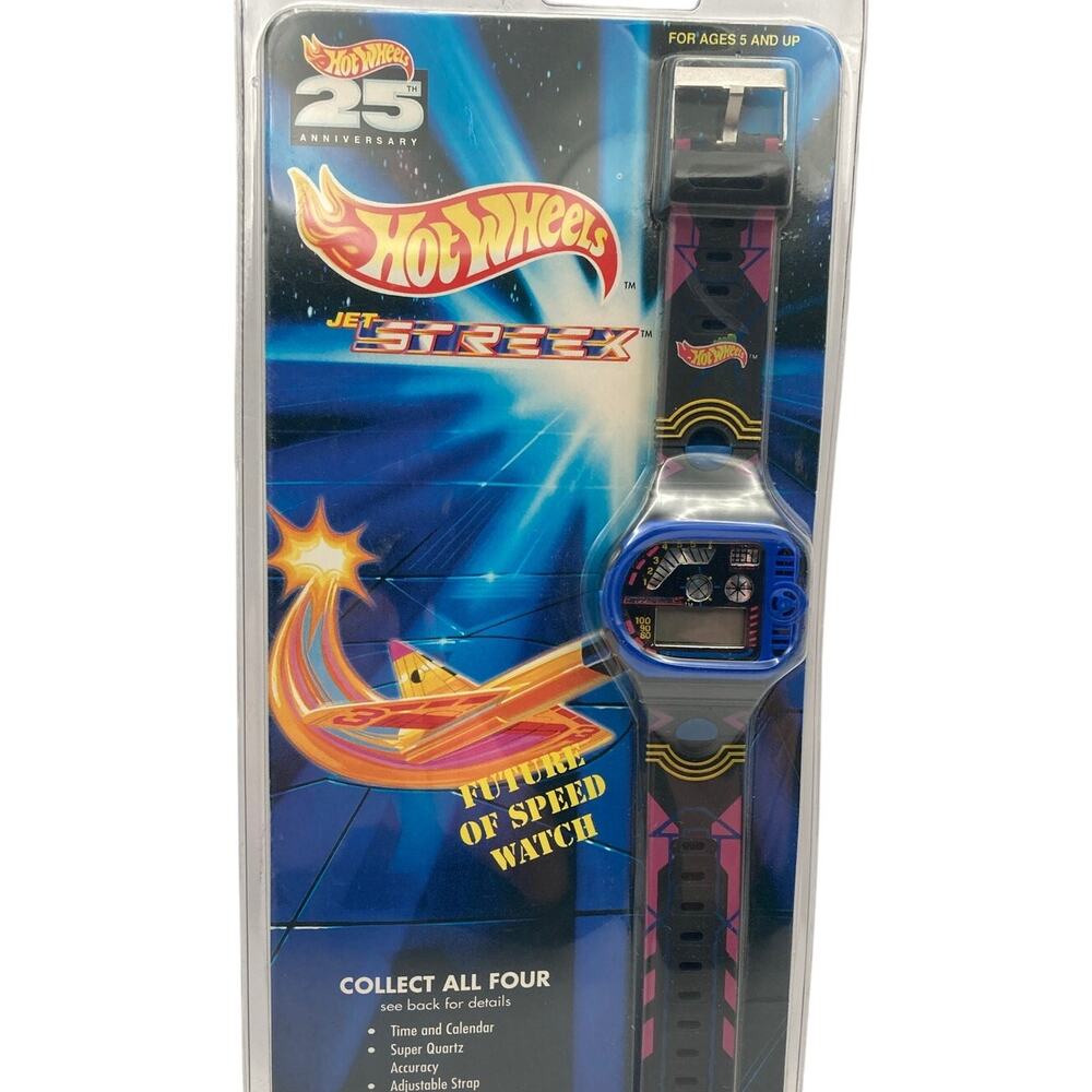 New Hot Wheels Vintage 25th Anniversary Jet Streek Future of Speed Watch 1993